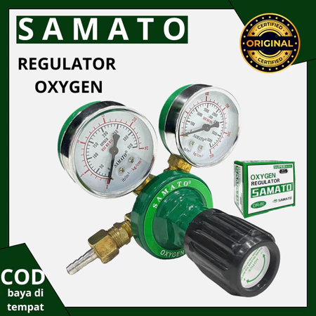 SAMATO Regulator Oxygen / Regulator OXY Las / Welding Regulator Oksigen / Regulator Las [Oxy]